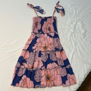 Maaji hibiscus dress with tassels 🌺